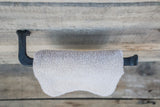 Hand Forged Thick Heavy Open Side Hand Towel Holder