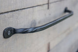 Hand Forged Towel / Cloth Rack Farmhouse Cabin Split Twist Style