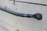 Hand Forged Towel / Cloth Rack Farmhouse Cabin Split Twist Style