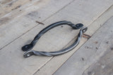 Hand forged rustic farmhouse steel split twist / drawer pulls / DIY projects