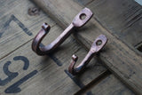 Solid Copper Hand Forged Wall Hooks