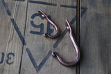 Solid Copper Hand Forged Wall Hooks
