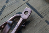 Solid Copper Hand Forged Wall Hooks