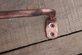 Solid Copper Hand Forged Open Side Hand Towel Holder