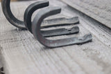Hand Forged Fluted Hook for Farmhouse Cabin Rustic Cottage Gun Industrial