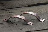 Hand Forged Solid Copper Flat Curved Pull