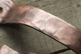 Hand Forged Solid Copper Flat Curved Pull