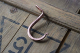 Solid Copper Hand Forged Undermount J Cup Hook