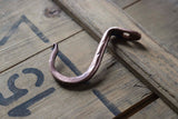 Solid Copper Hand Forged Undermount J Cup Hook
