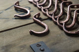 Solid Copper Hand Forged Undermount J Cup Hook