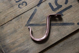 Solid Copper Hand Forged Undermount J Cup Hook