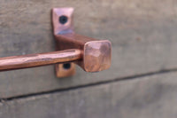 Solid Copper Hand Forged Towel Bar