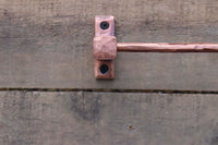 Solid Copper Hand Forged Towel Bar