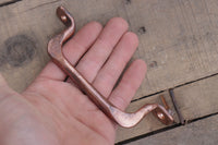 Solid Copper Hand Forged Rustic Farmhouse Handles Pulls