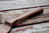 Handmade Walnut Angled Scooper Stirrer Walnut with Scandinavian Kolrosing