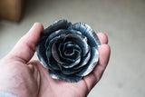 Hand forged Steel rose 6th / 11th Year Iron anniversary