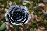 Hand forged Steel rose 6th / 11th Year Iron anniversary