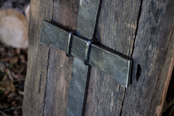 Old Glory Wooden Cross – Dirt Road Steel