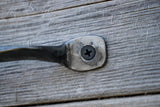 Under Cabinet / On Wall Hand Forged Utensil, Pan holder with S hooks