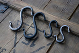 Hand Forged S Hook With Scroll