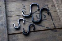 Hand Forged S Hook With Scroll