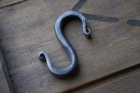 Hand Forged S Hook With Scroll
